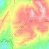 Mapa topográfico Páramo de Siscunsi, altitud, relieve