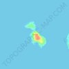 Mapa topográfico Isla Foca, altitud, relieve