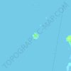 Mapa topográfico Wreck Island, altitud, relieve