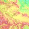 Mapa topográfico Reserva Nacional Lago Peñuelas, altitud, relieve