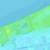 Mapa topográfico Réserve naturelle de la dune Marchand, altitud, relieve