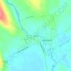 Mapa topográfico Great Moose Lake Dam, altitud, relieve