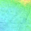 Mapa topográfico Plazuela Villa Mercedes, altitud, relieve