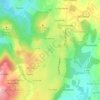Mapa topográfico Étang du Pic, altitud, relieve