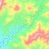 Mapa topográfico Base, altitud, relieve