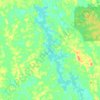 Mapa topográfico Bera Lake, altitud, relieve