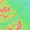 Mapa topográfico Elipa, altitud, relieve
