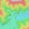 Mapa topográfico 小河内ダム, altitud, relieve