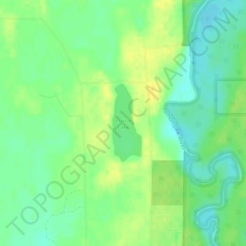 Mapa topográfico Prairie Lake, altitud, relieve