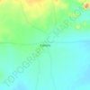 Mapa topográfico ಕಕ್ಕೆರ, mapa de relieve, mapa de altitud