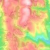 Mapa topográfico Murias, altitud, relieve
