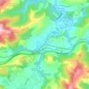 Mapa topográfico Beranga, mapa de relieve, mapa de altitud