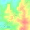 Mapa topográfico Tolamamadi, mapa de relieve, mapa de altitud