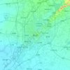 Mapa topográfico 唐山市, mapa de relieve, mapa de altitud