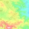 Mapa topográfico Cerro Muriano, altitud, relieve