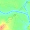 Mapa topográfico Kudli, mapa de relieve, mapa de altitud