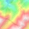 Mapa topográfico Bergerie de Spiscie, altitud, relieve