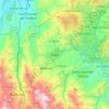 Mapa topográfico Rubio, mapa de relieve, mapa de altitud