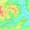 Mapa topográfico Whitefield, mapa de relieve, mapa de altitud