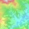 Mapa topográfico Tanarrio, mapa de relieve, mapa de altitud