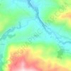 Mapa topográfico Riclones, mapa de relieve, mapa de altitud