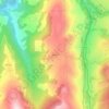 Mapa topográfico Herada, mapa de relieve, mapa de altitud