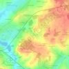 Mapa topográfico Lamballe, mapa de relieve, mapa de altitud
