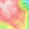 Mapa topográfico Mostayal, relieve, altitud