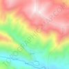 Mapa topográfico Provincia de Tarma, mapa de relieve, mapa de altitud