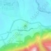 Mapa topográfico El Puno, mapa de relieve, mapa de altitud
