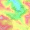 Mapa topográfico La Peral, relieve, altitud