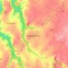 Mapa topográfico Belmar, mapa de relieve, mapa de altitud