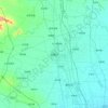 Mapa topográfico 长葛市, mapa de relieve, mapa de altitud