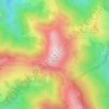 Mapa topográfico Saioa, mapa de relieve, mapa de altitud