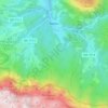 Mapa topográfico Betelu, altitud, relieve