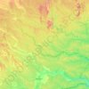 Mapa topográfico Putumayo, mapa de relieve, mapa de altitud