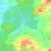 Mapa topográfico Buño, altitud, relieve