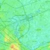 Mapa topográfico Destelbergen, mapa de relieve, mapa de altitud