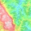 Mapa topográfico Riosa, altitud, relieve