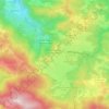 Mapa topográfico Abaurregaina, relieve, altitud