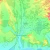 Mapa topográfico Pitilas, mapa de relieve, mapa de altitud