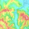Mapa topográfico Kishajmás, mapa de relieve, mapa de altitud