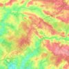 Mapa topográfico Liffré, mapa de relieve, mapa de altitud