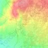 Mapa topográfico Debrezin, mapa de relieve, mapa de altitud