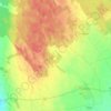 Mapa topográfico Tschawal, mapa de relieve, mapa de altitud