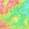 Mapa topográfico Camaleño, mapa de relieve, mapa de altitud