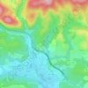 Mapa topográfico Lecumberri, mapa de relieve, mapa de altitud