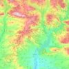 Mapa topográfico Tremp, altitud, relieve