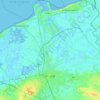 Mapa topográfico Brujas, mapa de relieve, mapa de altitud
