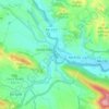 Mapa topográfico Urroz, mapa de relieve, mapa de altitud